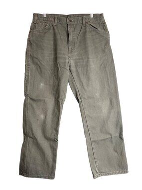 Dickies Relaxed Fit Olive Green Carpenter Pants 36x30